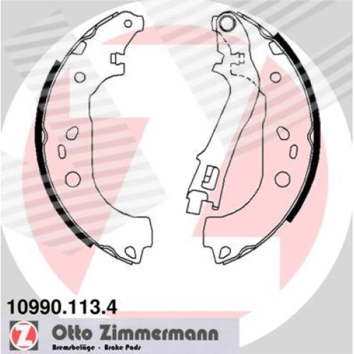 BRAKE SHOE SET - 0