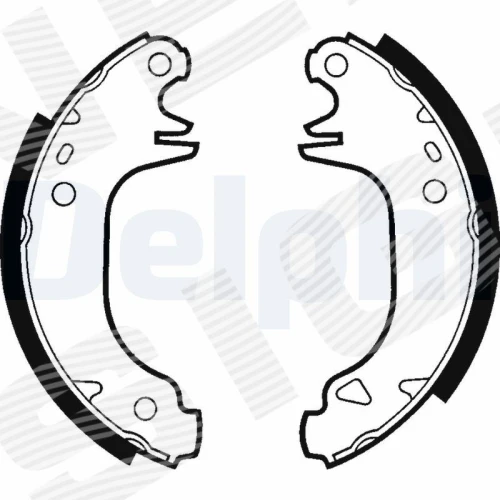 BRAKE SHOE SET - 0