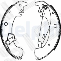 Brake shoe set