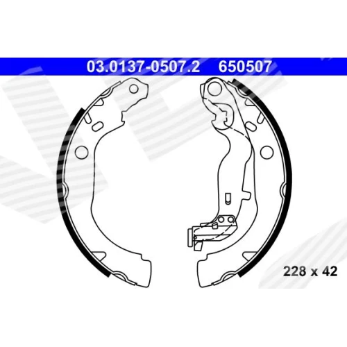 BRAKE SHOE SET - 0