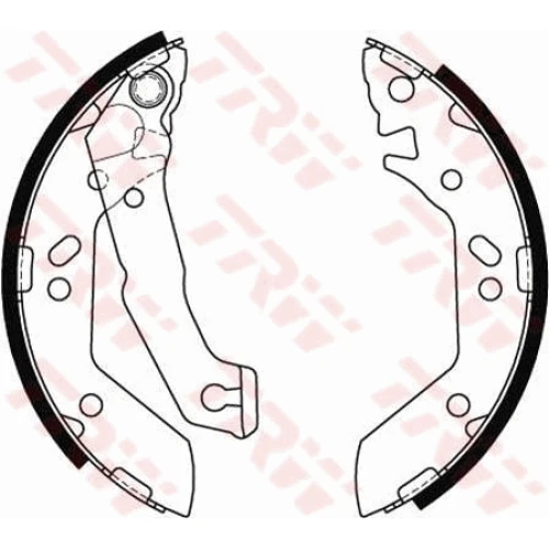 BRAKE SHOE SET - 0