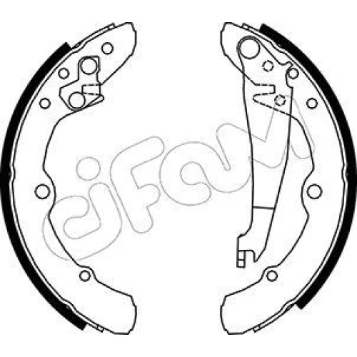 BRAKE SHOE SET - 0