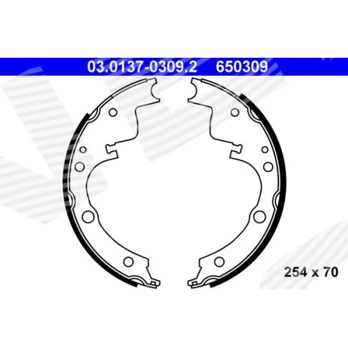 BRAKE SHOE SET - 0