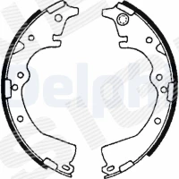 Brake shoe set