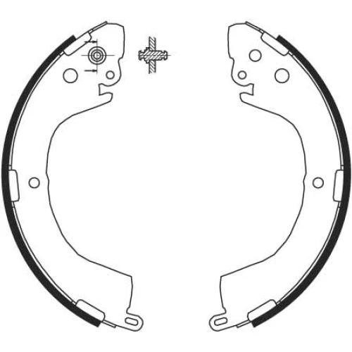 BRAKE SHOE SET - 1