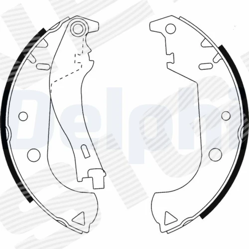 BRAKE SHOE SET - 0