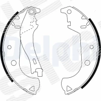 Brake shoe set