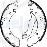 Brake shoe set