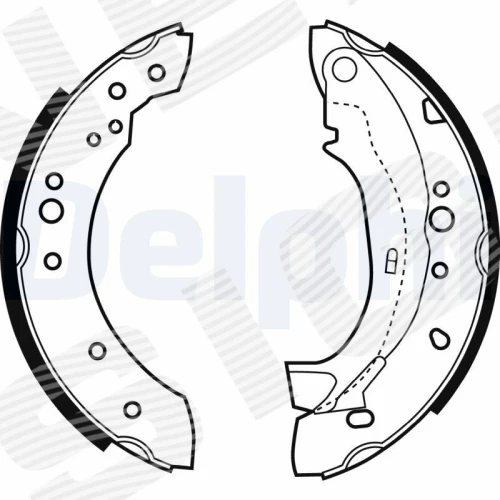 BRAKE SHOE SET - 0