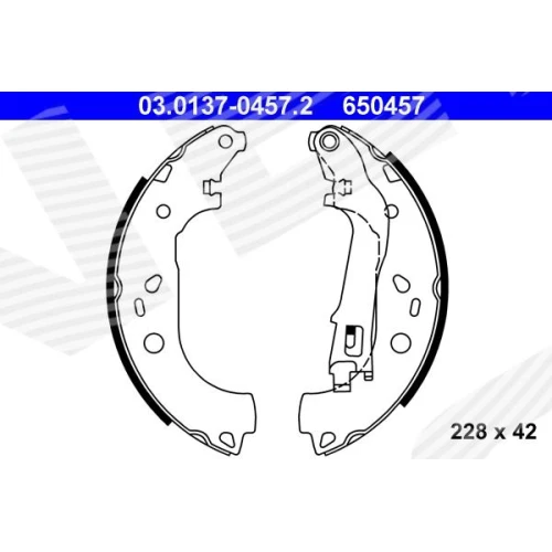 BRAKE SHOE SET - 0