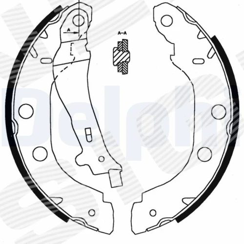 BRAKE SHOE SET - 0