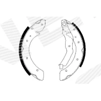 Brake shoe set