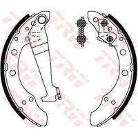 Brake shoe set