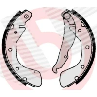 Brake shoe set