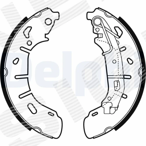 BRAKE SHOE SET - 0