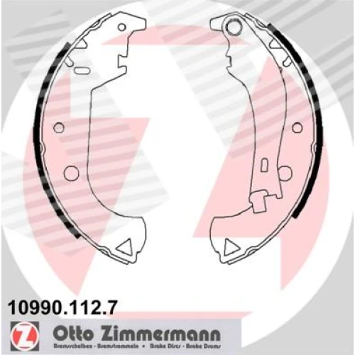 BRAKE SHOE SET - 0