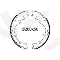 Brake shoe set