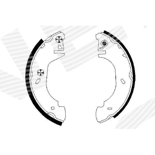 BRAKE SHOE SET - 0