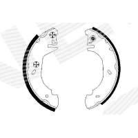 Brake shoe set