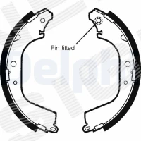 Brake shoe set