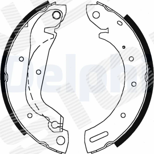 BRAKE SHOE SET - 0