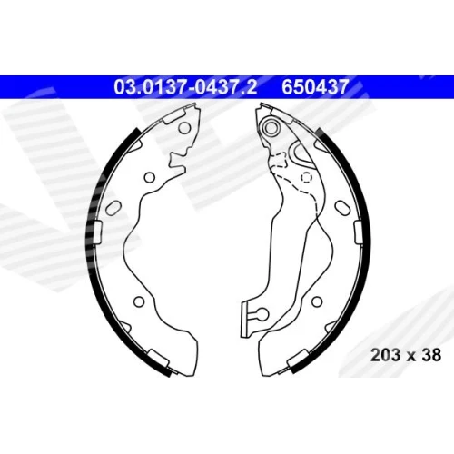 BRAKE SHOE SET - 0