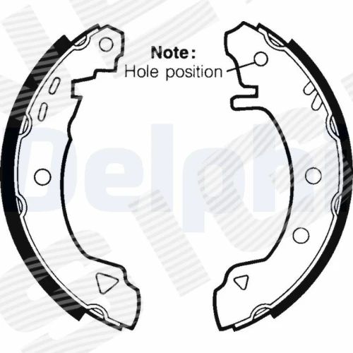 BRAKE SHOE SET - 0