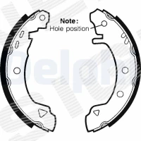 Brake shoe set