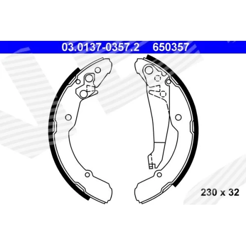 BRAKE SHOE SET - 0