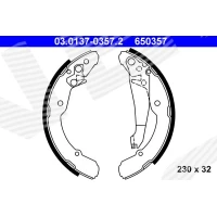 Brake shoe set