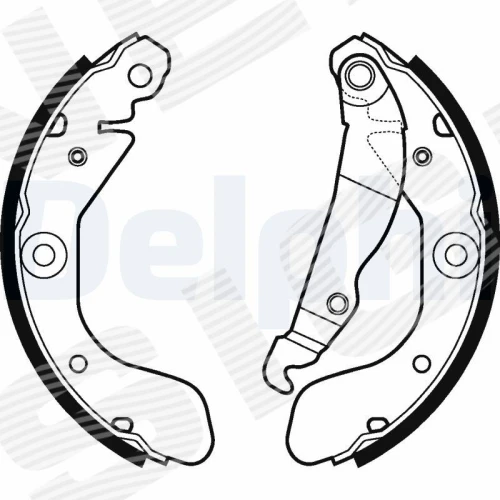 BRAKE SHOE SET - 0