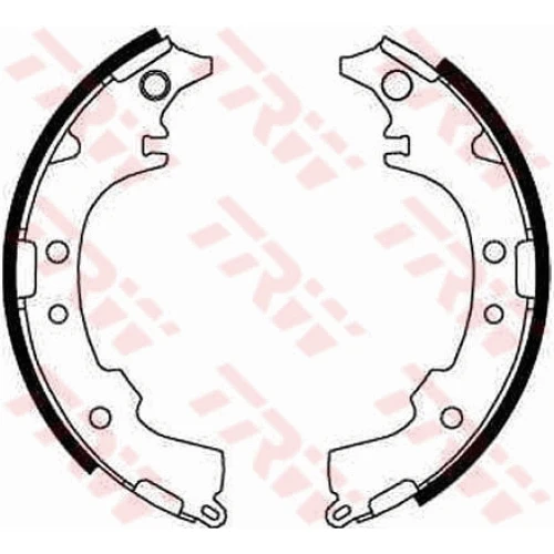 BRAKE SHOE SET - 0