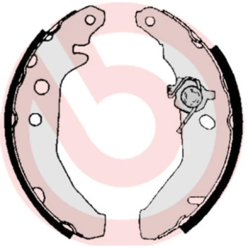 КОМПЛЕКТ ТОРМОЗНЫХ КОЛОДОК - 0