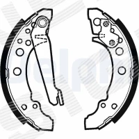 Brake shoe set