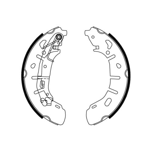 КОМПЛЕКТ ТОРМОЗНЫХ КОЛОДОК - 1