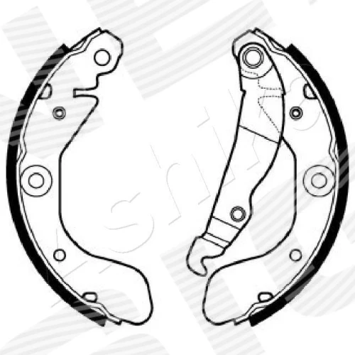 BRAKE SHOE SET - 0