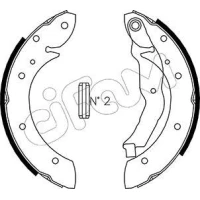 Brake shoe set