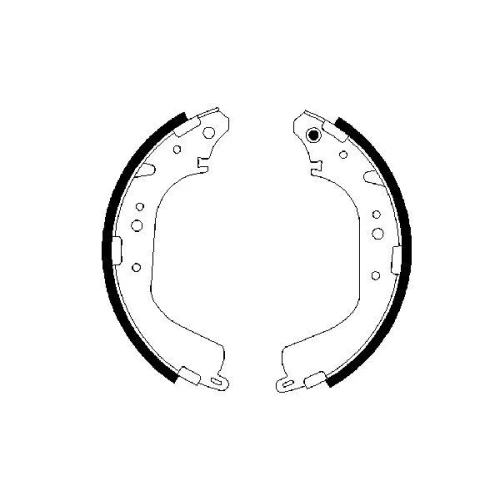 BRAKE SHOE SET - 0