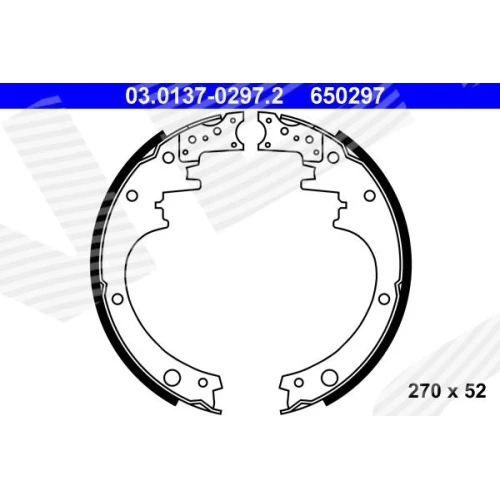 BRAKE SHOE SET - 0