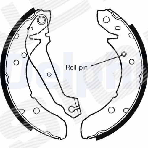 BRAKE SHOE SET - 0