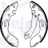 Brake shoe set