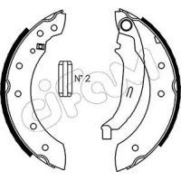 Brake shoe set