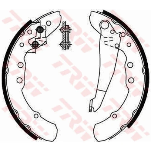 BRAKE SHOE SET - 0