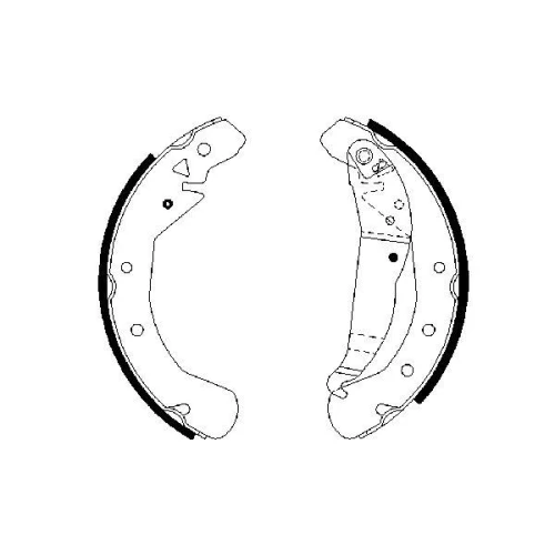 BRAKE SHOE SET - 4