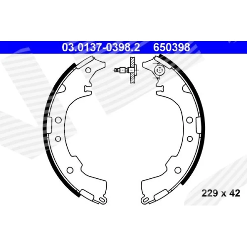 BRAKE SHOE SET - 0