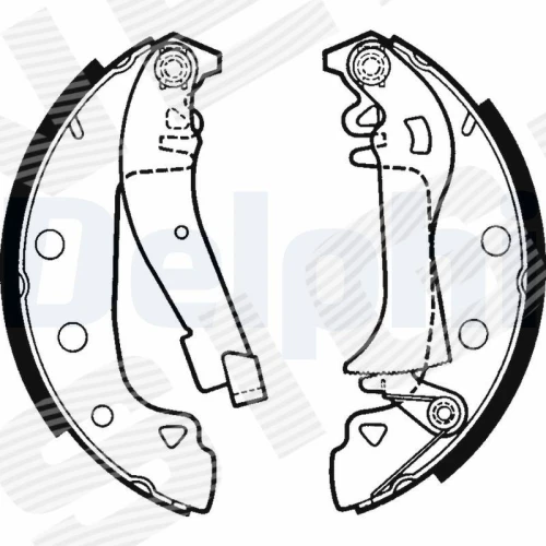 BRAKE SHOE SET - 0