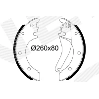 Brake shoe set