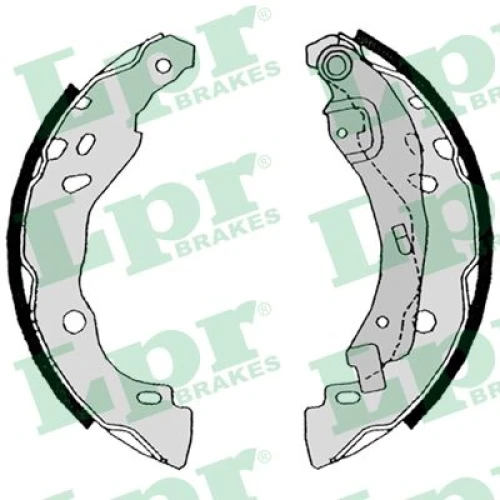 BRAKE SHOE SET - 0