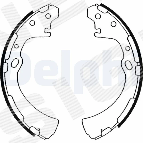 BRAKE SHOE SET - 0