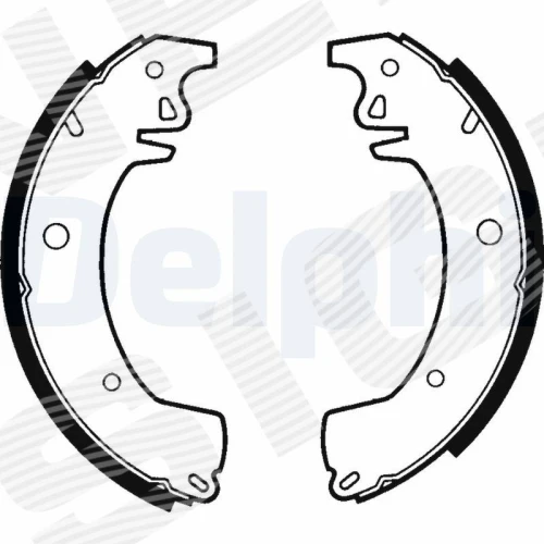 BRAKE SHOE SET - 0